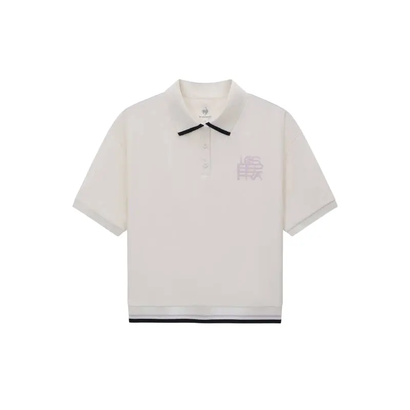 

Женская рубашка поло Le Coq Sportif, айвори белый