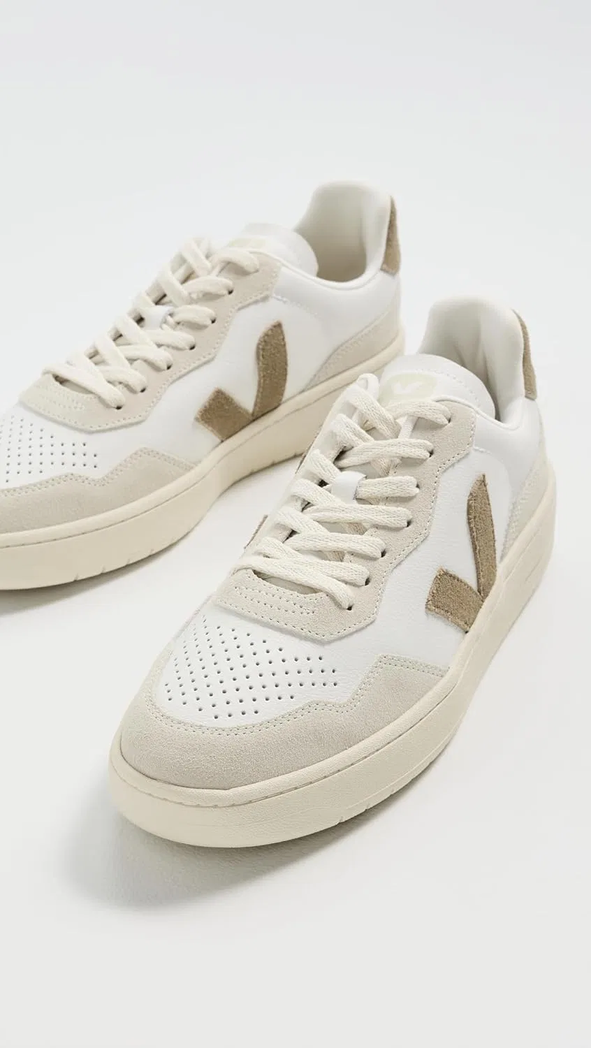 Мужские кроссовки Veja V-90, White Taupe — фото 4