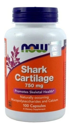 

Now Foods, Акулий хрящ, 750 мг акульего хряща, 100 капсул
