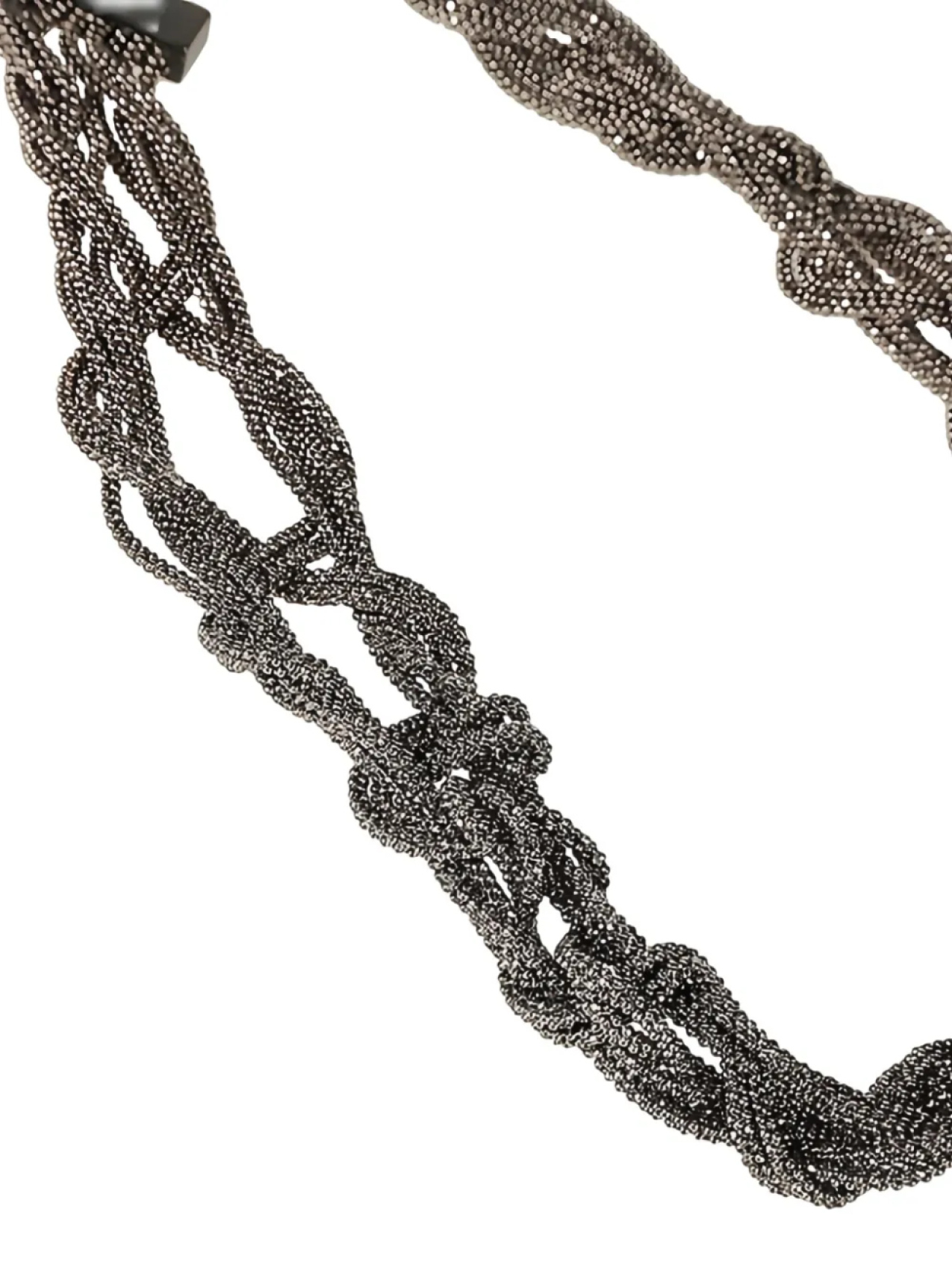 

Fabiana Filippi колье с цепочкой-узлом, серебряный