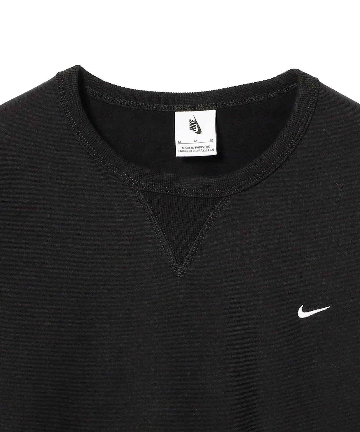 Свитшот Nike Fleece Crew чёрный — фото 3