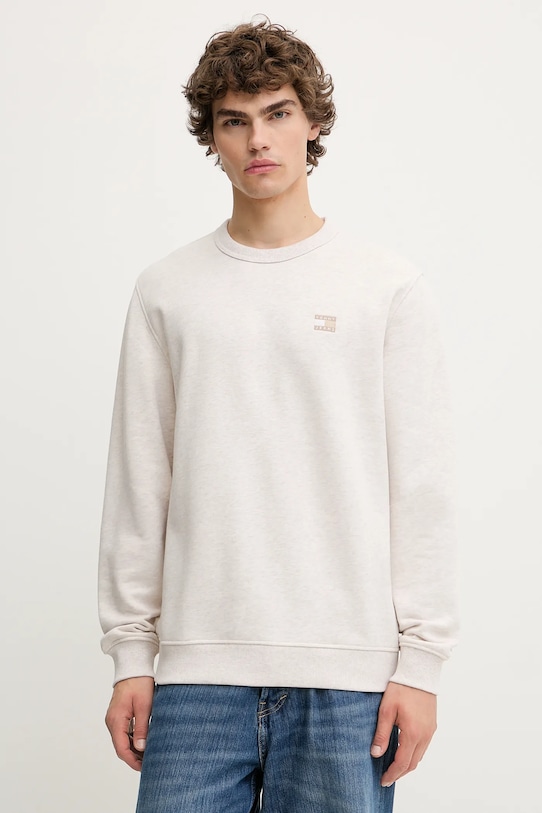 

Хлопковая толстовка Tommy Jeans, бежевый