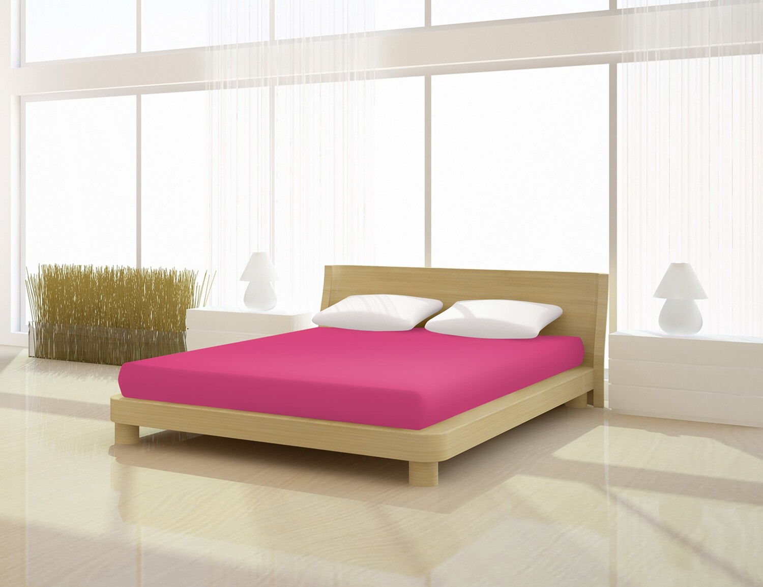 

Простыня Mr.Sandman Fein Jersey de luxe 90 100 x 200 см, розовый