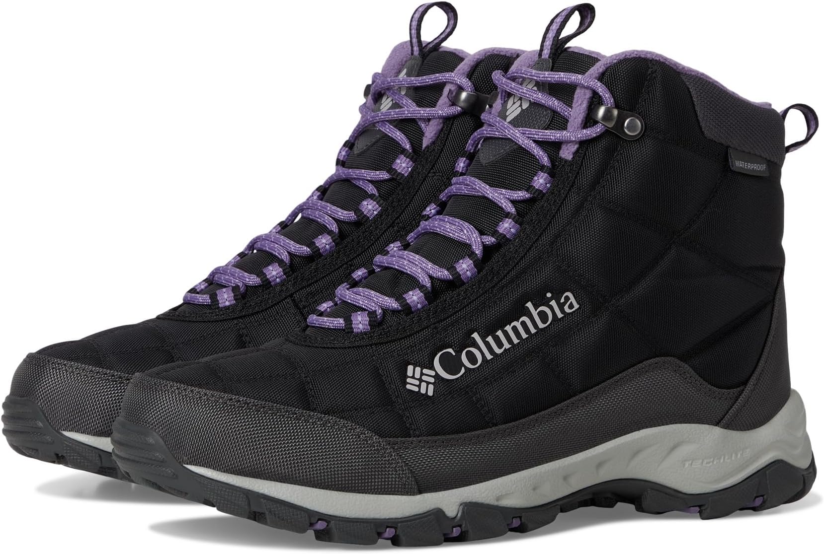 

Походная обувь Columbia Women's Firecamp Boots, Black/Plum Purple