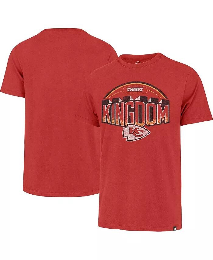 

Мужская красная рваная футболка Kansas City Chiefs Regional Franklin '47 Brand, красный