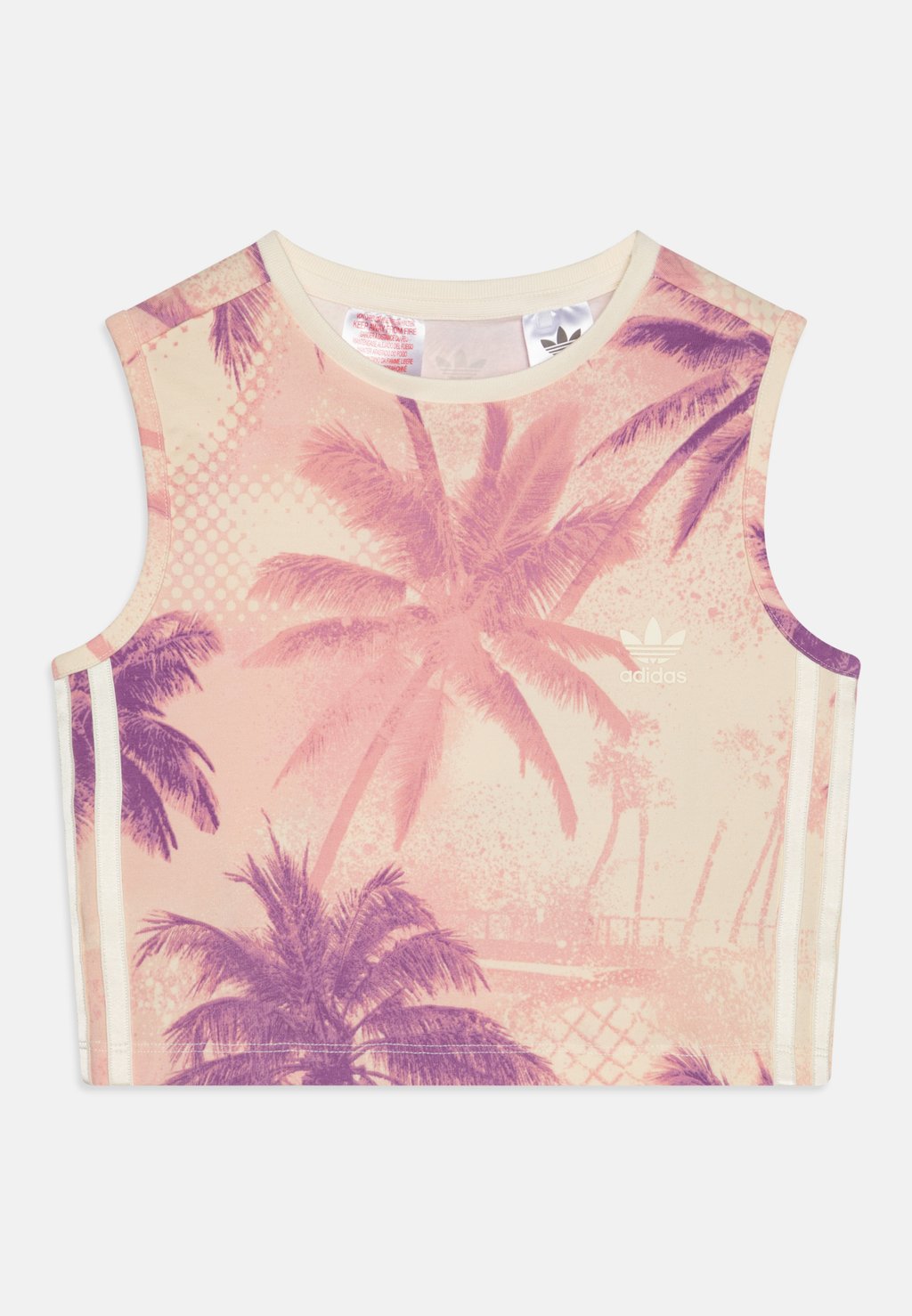 

Топ CROP TANK JUNIOR Adidas Originals, цвет Semi Pink Spark/Multi-Coloured