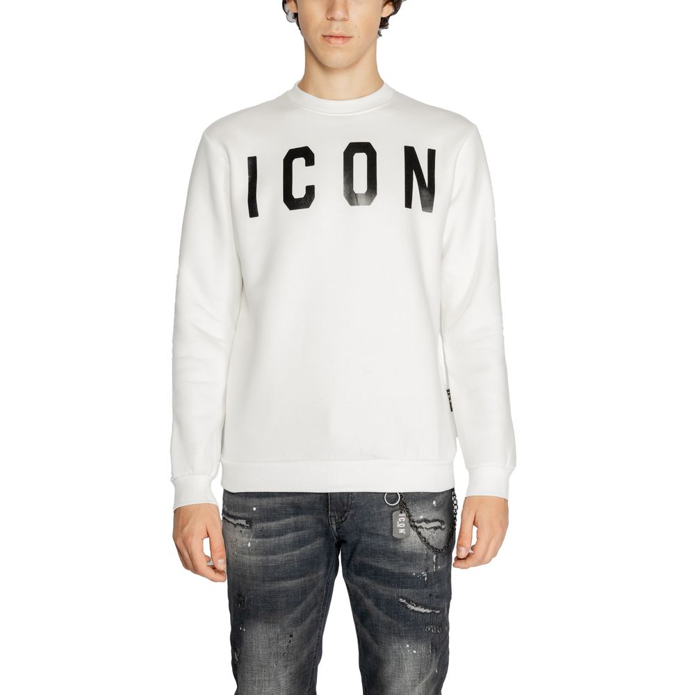 

Белый хлопковый свитер Icon