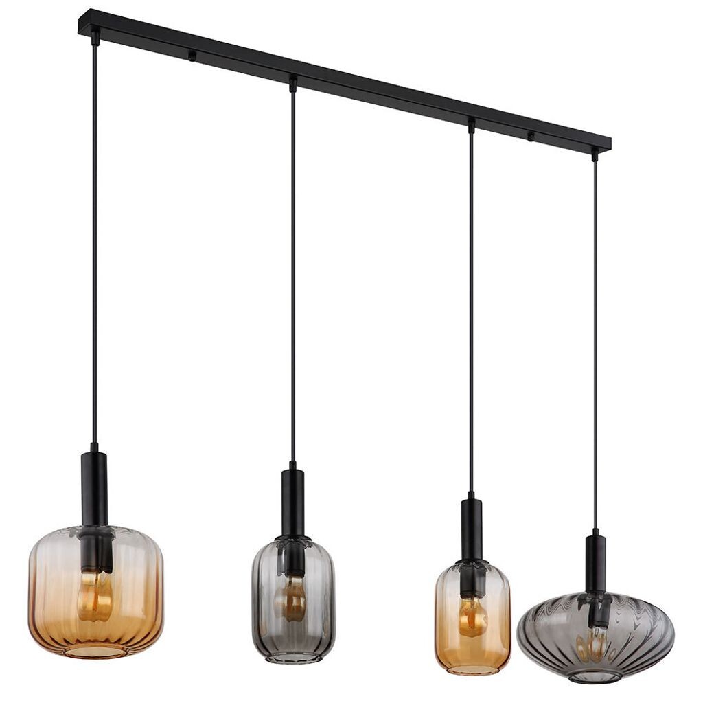 

Подвесной светильник, металл, черный матовый, стекло Globo Lighting