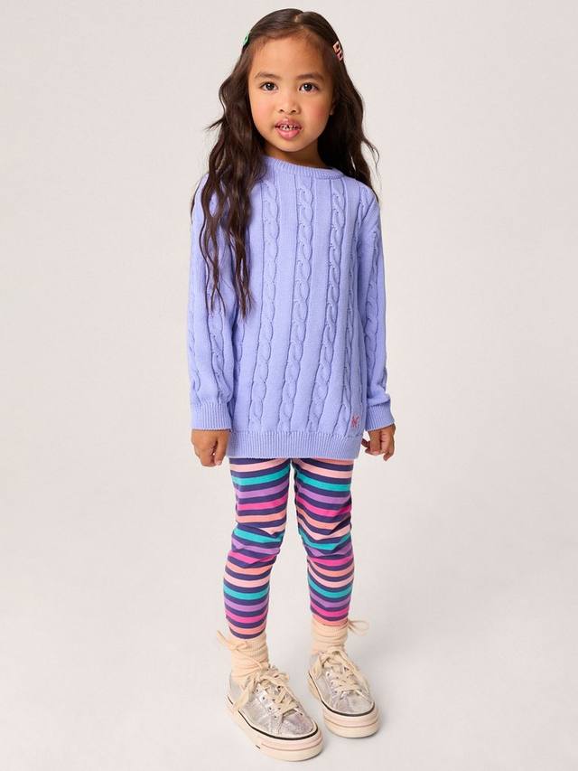 

Детский свитер с воротником-гольф из хлопка Heritage Crew Clothing, Bright Blue