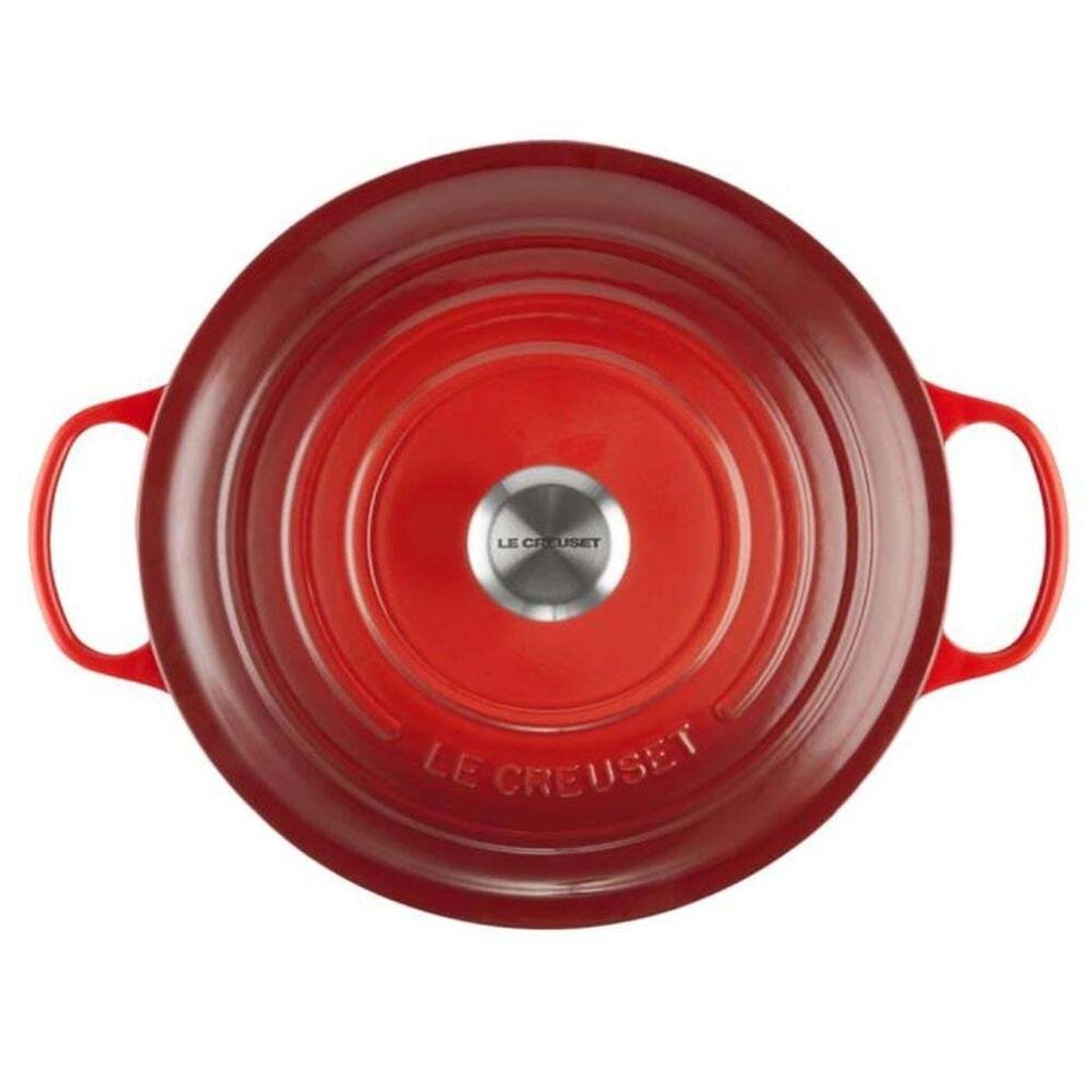 

Фирменная чугунная жаровня Le Creuset, красный