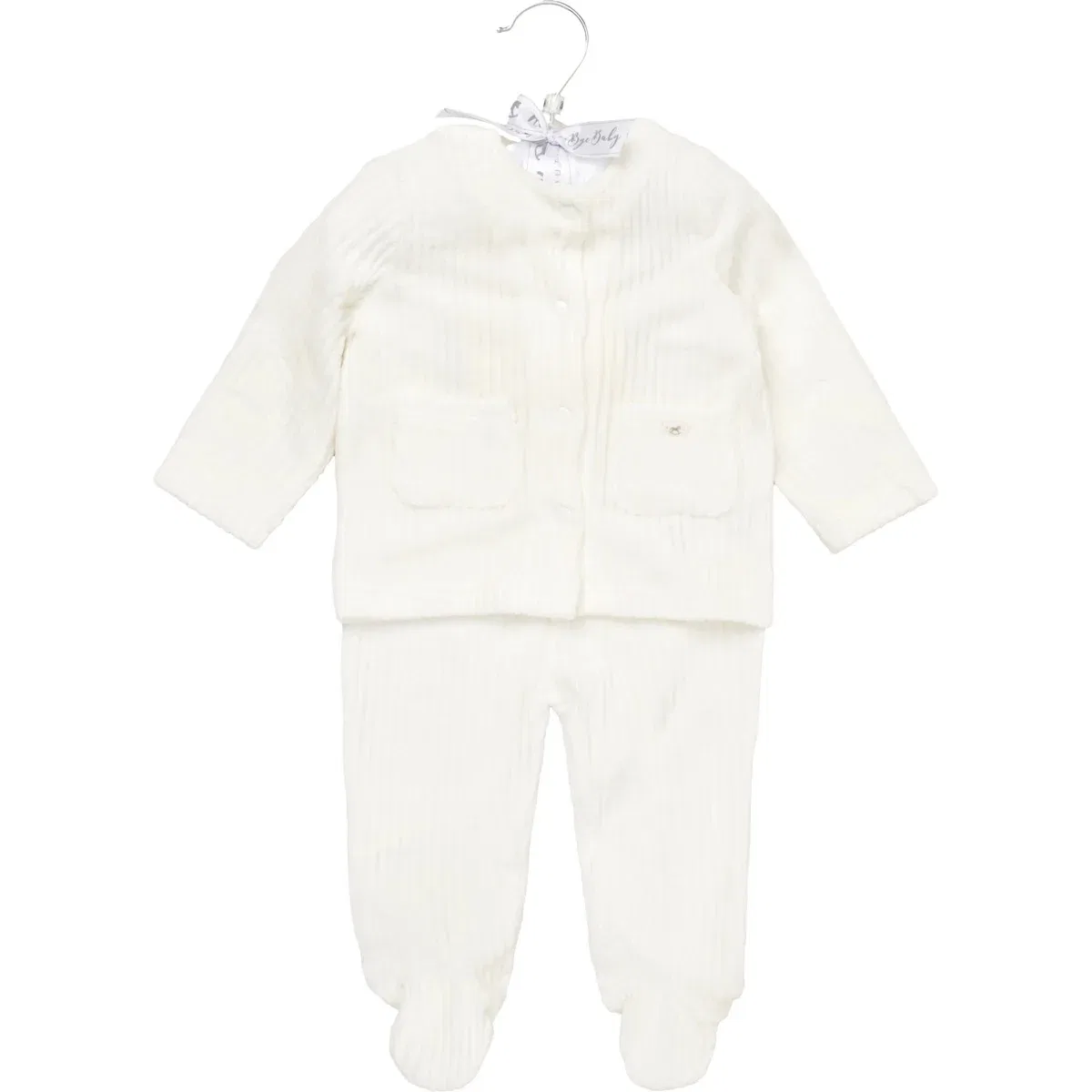 Детская куртка с капюшоном Rock a Bye Baby Boutique, белый — фото 2