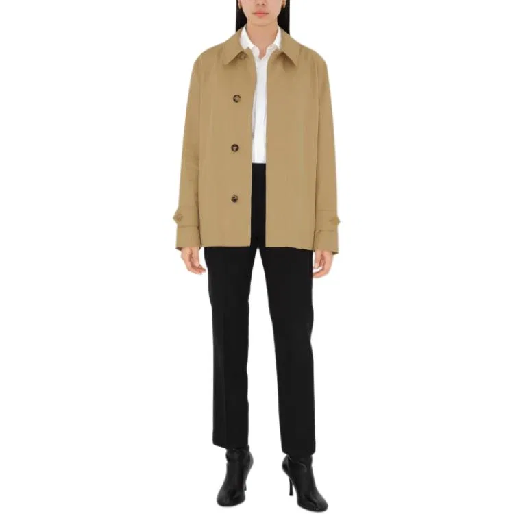 Пальто хаки Burberry — фото 4