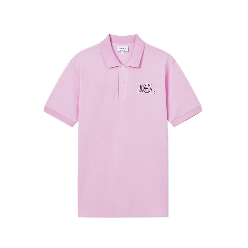 Мужское поло с воротником, умеренный крой LACOSTE, Z4H/Albizia Julibrissin Pollen
