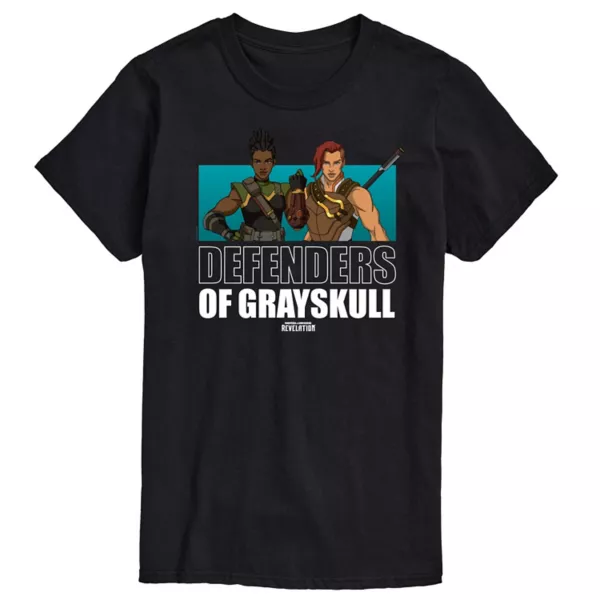

Мужская футболка с принтом He-Man Masters of the Universe Licensed Character, черный
