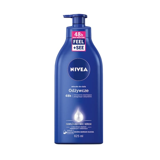 

Питательное молочко для тела с помпой 625мл Nivea, Moisturizing Power Serum