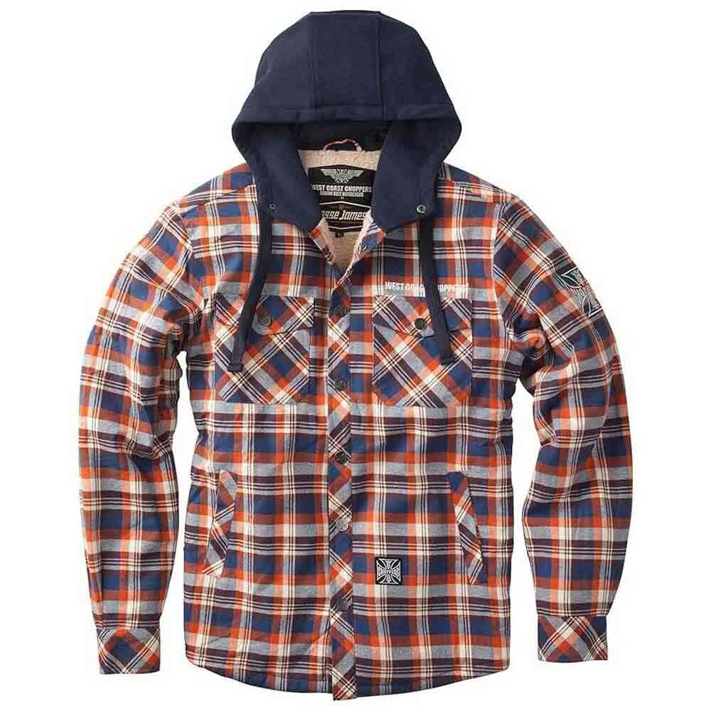 

Куртка West Coast Choppers Sherpa Lined Flannel, синий