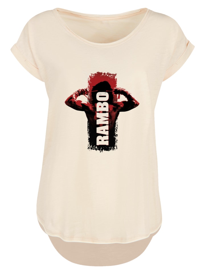 

Удлиненная футболка Rambo III с завязывающейся повязкой в цвете Whitesand F4NT4STIC, Белый, Удлиненная футболка Rambo III с завязывающейся повязкой в цвете Whitesand F4NT4STIC