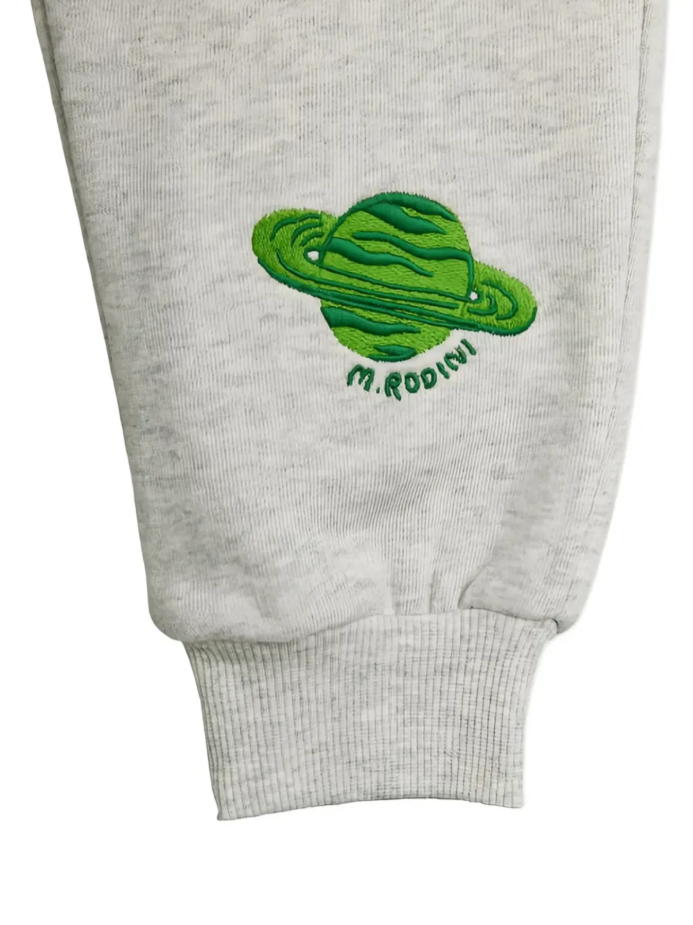 Спортивные брюки с вышивкой Planet Mini Rodini, серый — фото 3