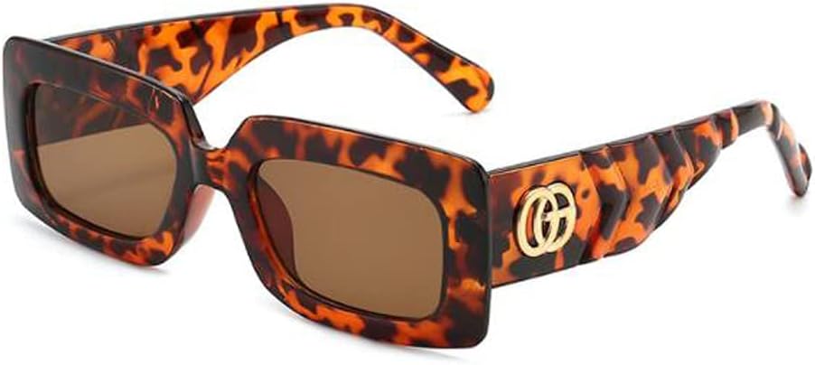 

Маленькие квадратные солнцезащитные очки, модные, милые, с солнцезащитным эффектом, трендовые, конфетного цвета (оправа черепахового цвета, цвет "чайные хлопья") Weloveushop, Tortoiseshell Frame Tea Flakes