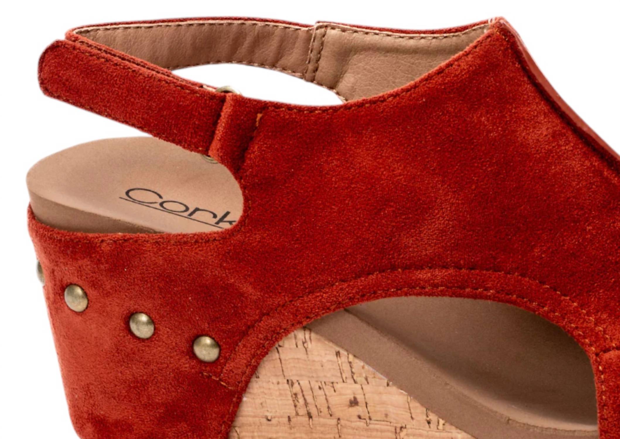 Женские босоножки Carley Wedge Sandal в цвете Rust Corkys Footwear — фото 3