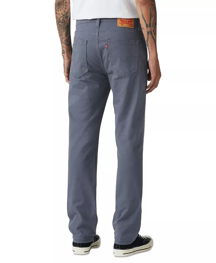 Мужские джинсы 514 Straight-Fit из мягкого твила Levi's, синий — фото 3