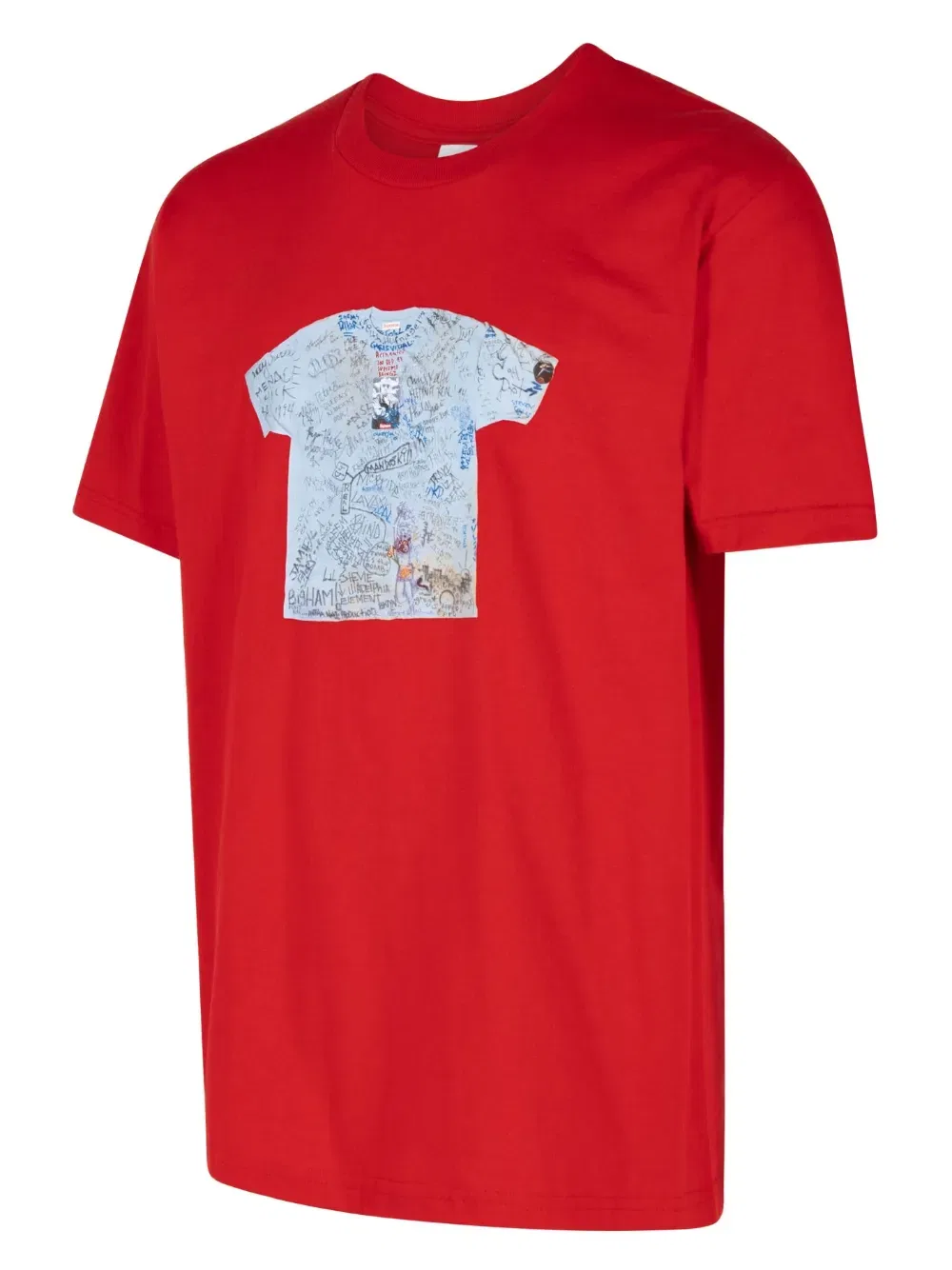 Первая футболка в честь 30-летия Supreme, красный — фото 3