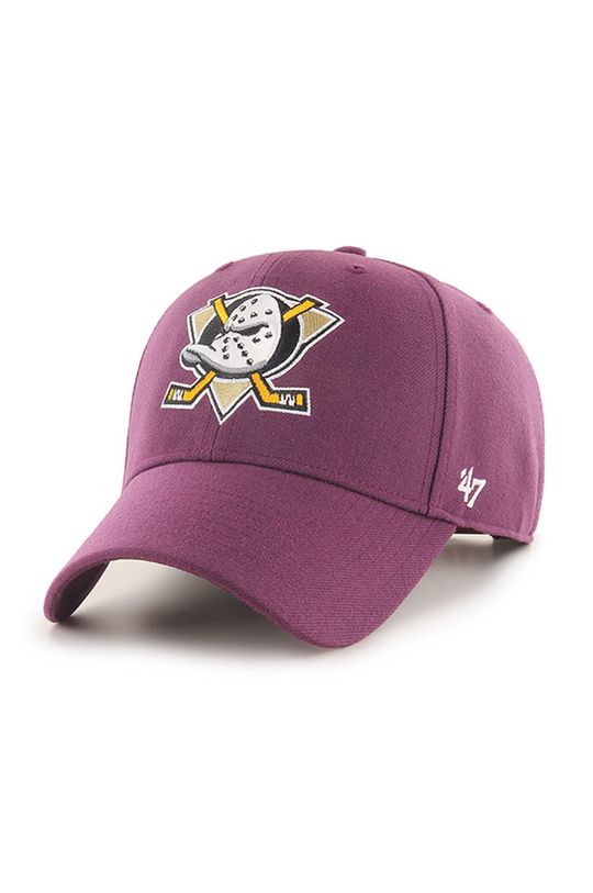 

Кепка НХЛ Anaheim Ducks 47brand, фиолетовый