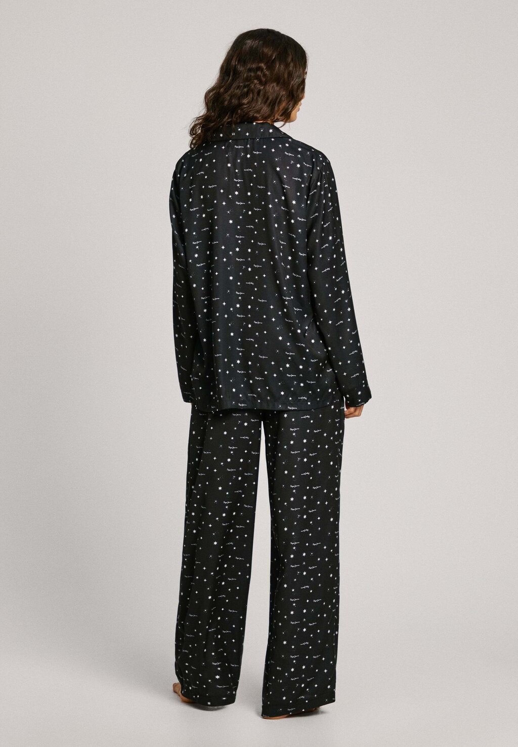 

Пижамный комплект STAR SILKY PJ SET Pepe Jeans, черный