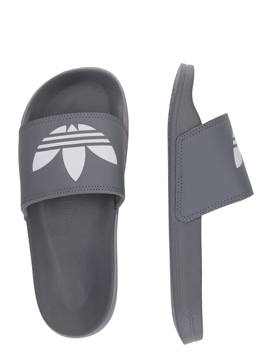 Классические слипоны ADIDAS ORIGINALS Mules Adilette Lite, серый — фото 3