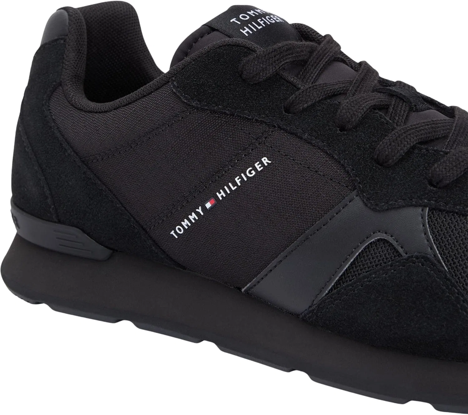 Мужские низкие кроссовки Tommy Hilfiger Maxlite Mix Fm0fm05830, Black — фото 4