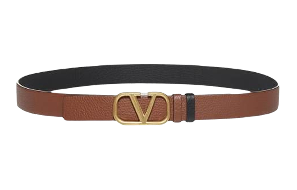 

Valentino Ремень реверсивный Garavani VLogo Signature, Brown Black