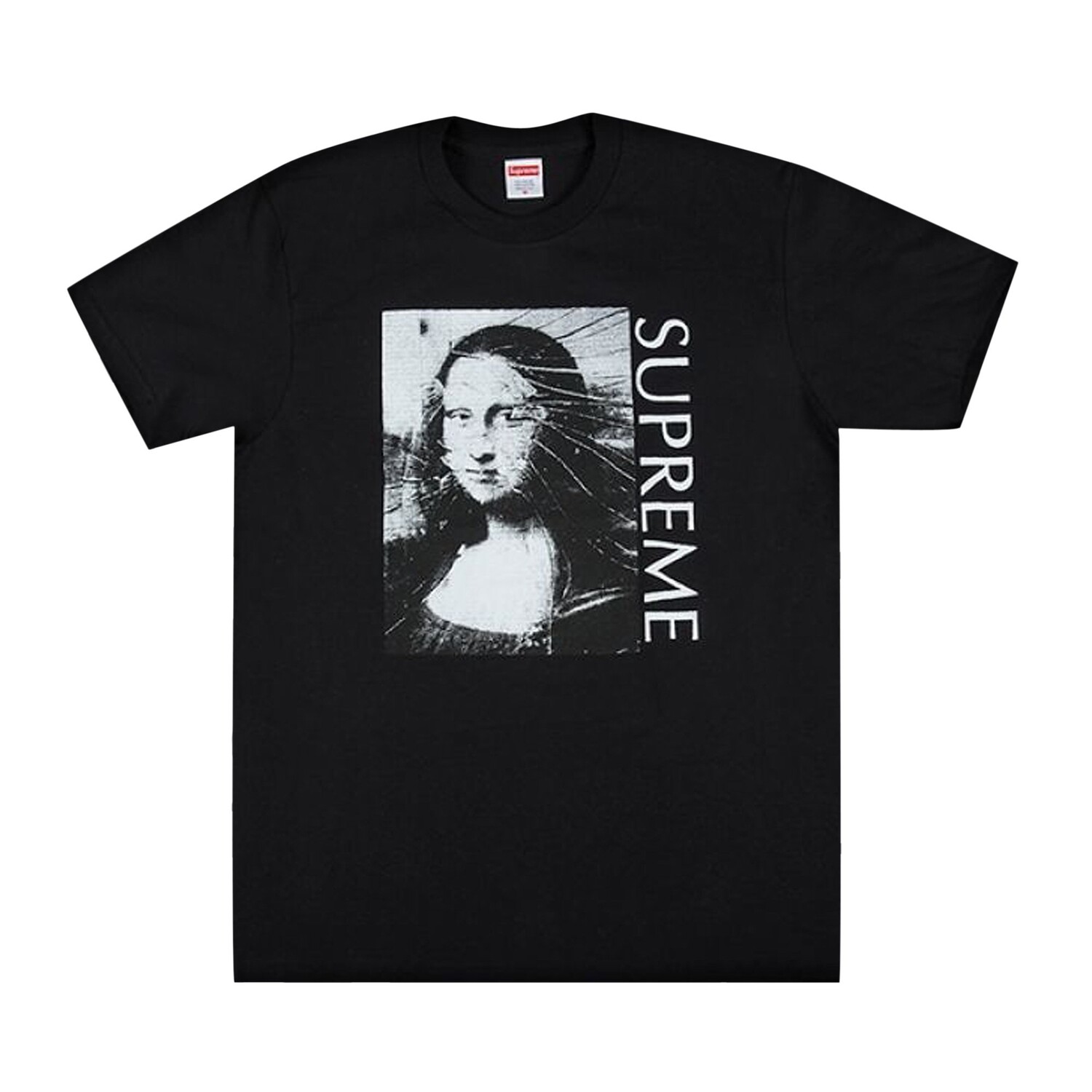 

Футболка Supreme Мона Лиза, черная, Черный, Футболка Supreme Мона Лиза, черная