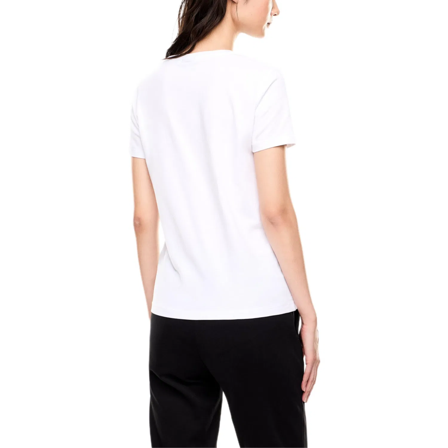 Футболка Regular Emporio Armani белая — фото 4