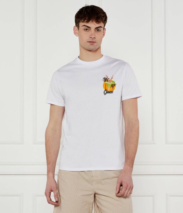 

Футболки Regular fit Guess Jeans, белый