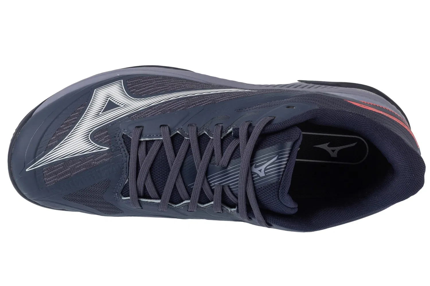 Теннисные кроссовки шнурованные Mizuno, серый — фото 2