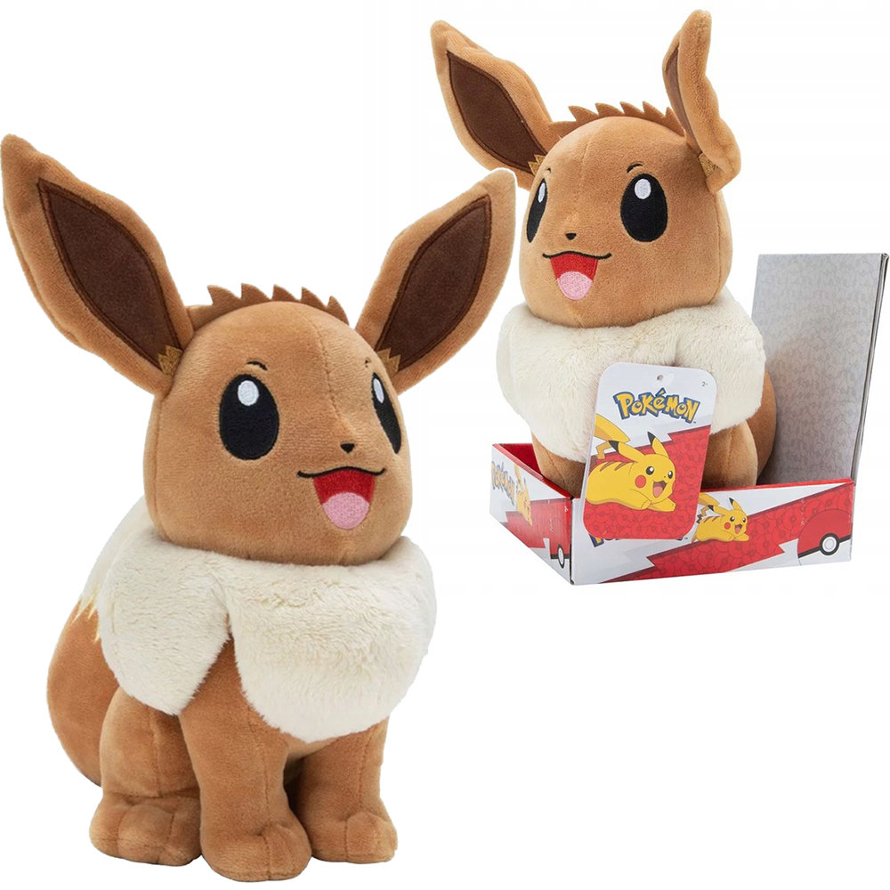 

Большой Маскот Pokemon Eevee 25 См, Оригинальная Плюшевая Игрушка Jazwares В Коробке