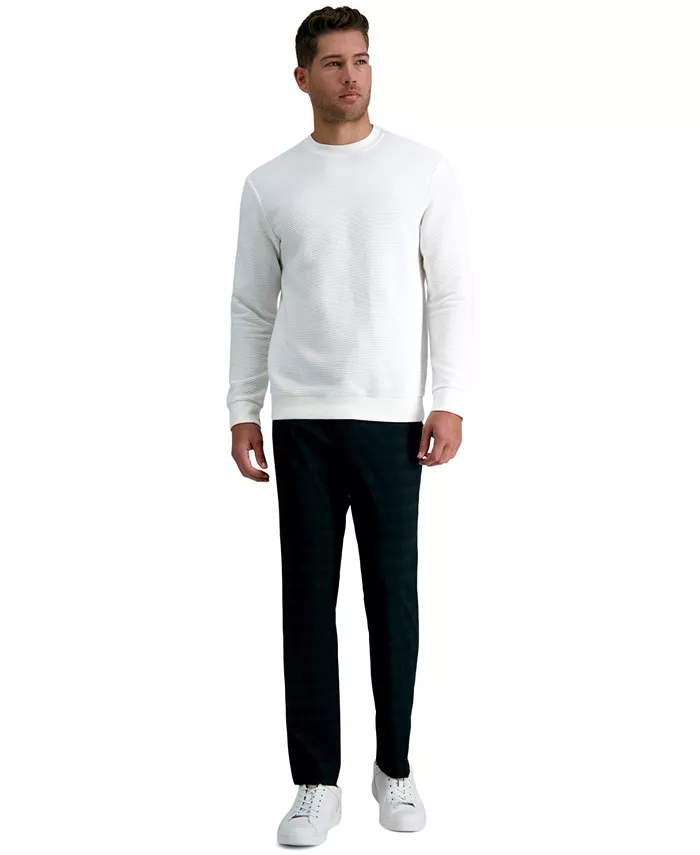 

Мужские облегающие стретч брюки в клетку Kenneth Cole Reaction, черный