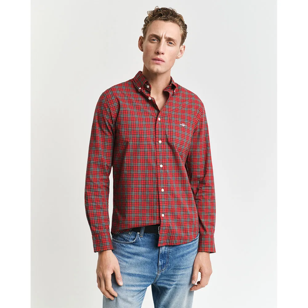

Рубашка Gant Classic Regular Fit, красный