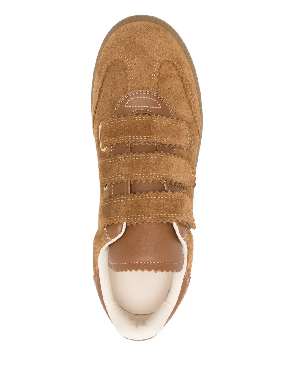 Кроссовки Beth из замши на низкой подошве Isabel Marant, коричневый — фото 4
