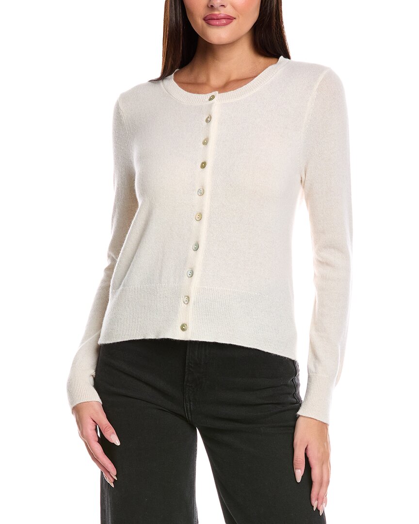 

Броди Кэшмир Челси Кашемировый кардиган Brodie Cashmere, белый