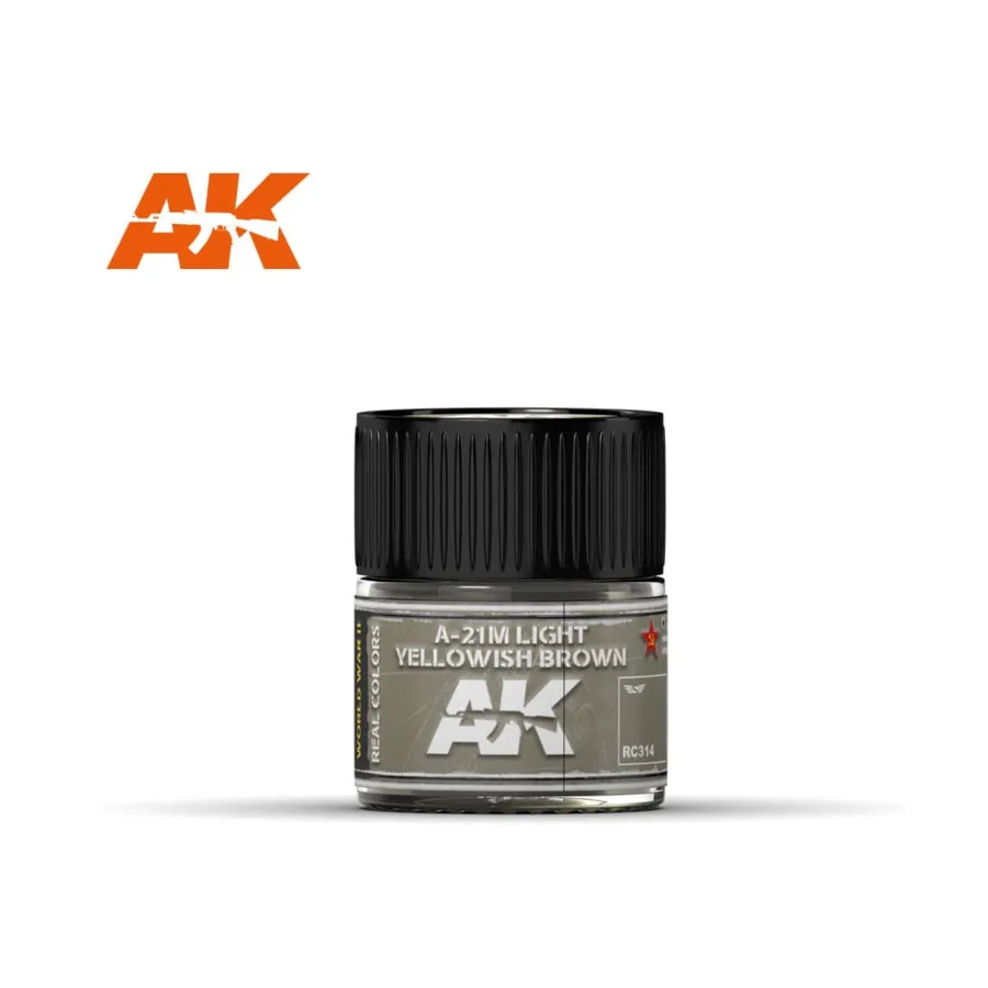 

А-21М Светло-желтовато-коричневый, Paint - Real Color (AK-Interactive)