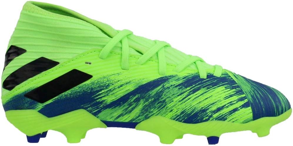 Кроссовки Adidas Kids Nemeziz Messi 19.3 FG, зеленый/черный/синий — фото 2
