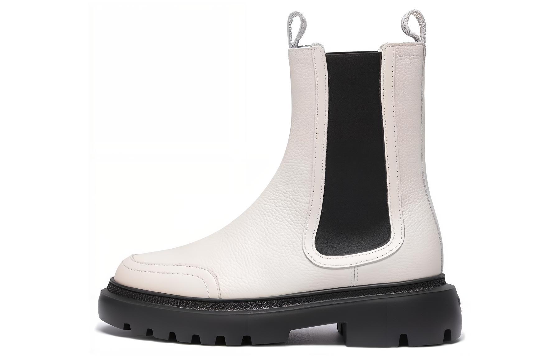 Ботинки челси с круглым носком женские BALLY, Bone White