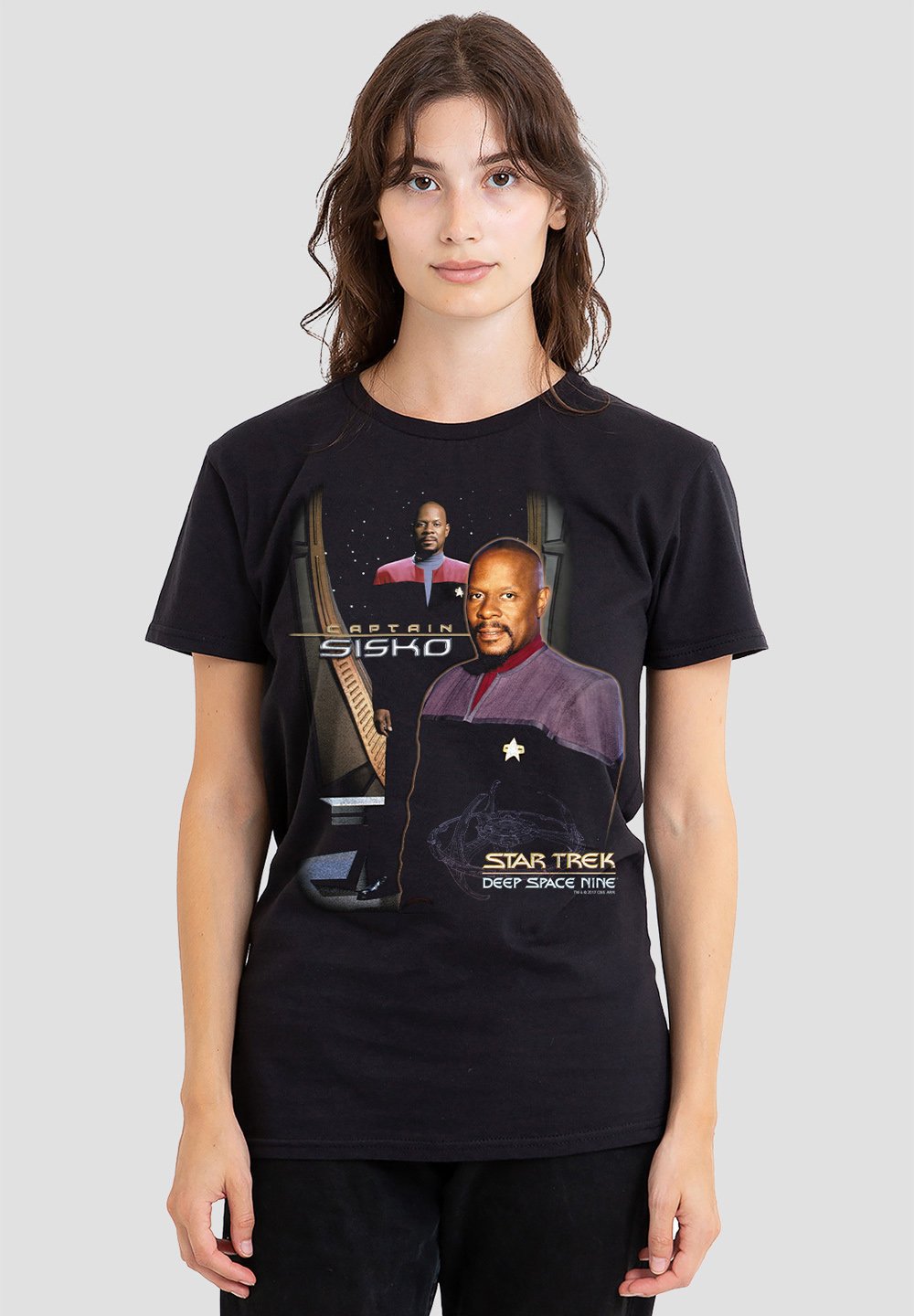 

Футболка с принтом STAR TREK CAPTAIN SISKO Cotton Soul, черный