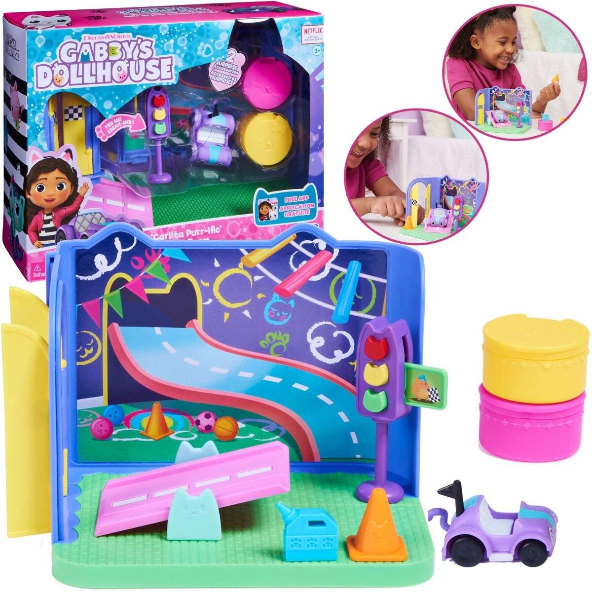 

Gabi's Cat House Комната для дома набор Трамвайная машина Kocifura + аксессуары Spin Master