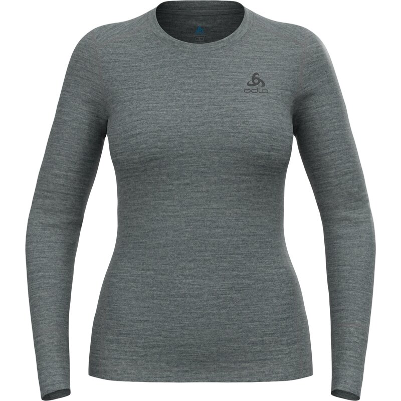 

Майка бл топ с круглым вырезом д/р меринос 20 Odlo, серый