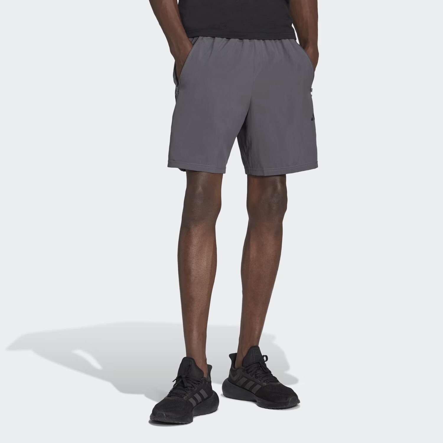 

Тканые тренировочные шорты Train Essentials Adidas, цвет Grey Five/Black