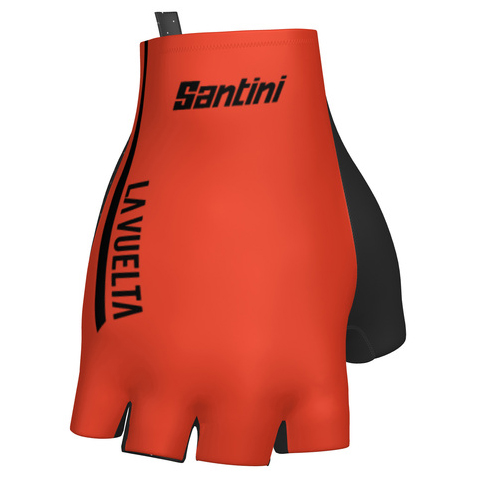

Перчатки красные трикотажные La vuelta - перчатки Santini, красный