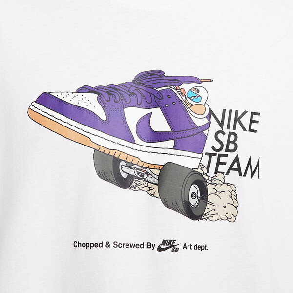 Футболка с рисунком sb dunk Nike, белый — фото 3