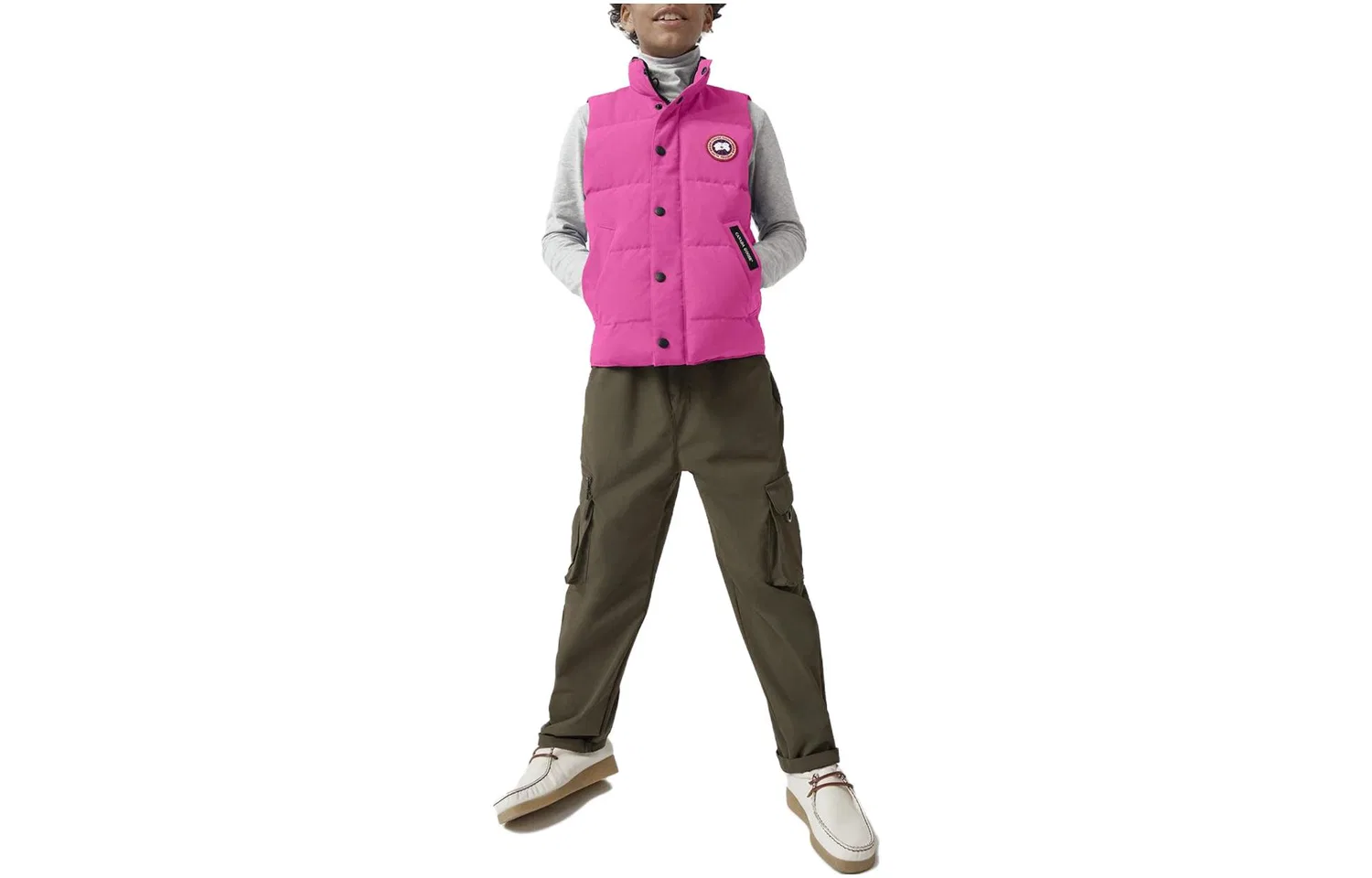 Жилет детский утепленный Canada Goose Peak Pink
